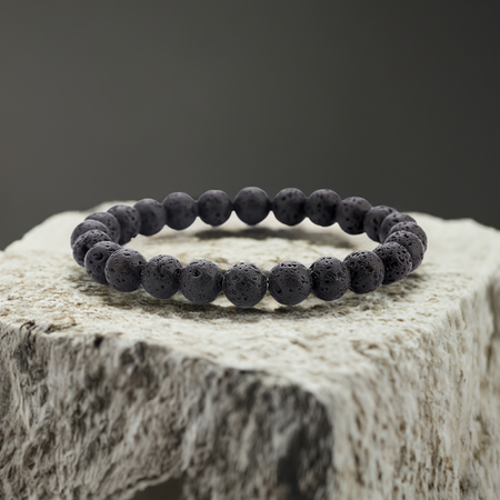 Lava Stone Bracelet Benefits and Meaning – Real Healing Crystal Jewelry for Grounding and Strength.