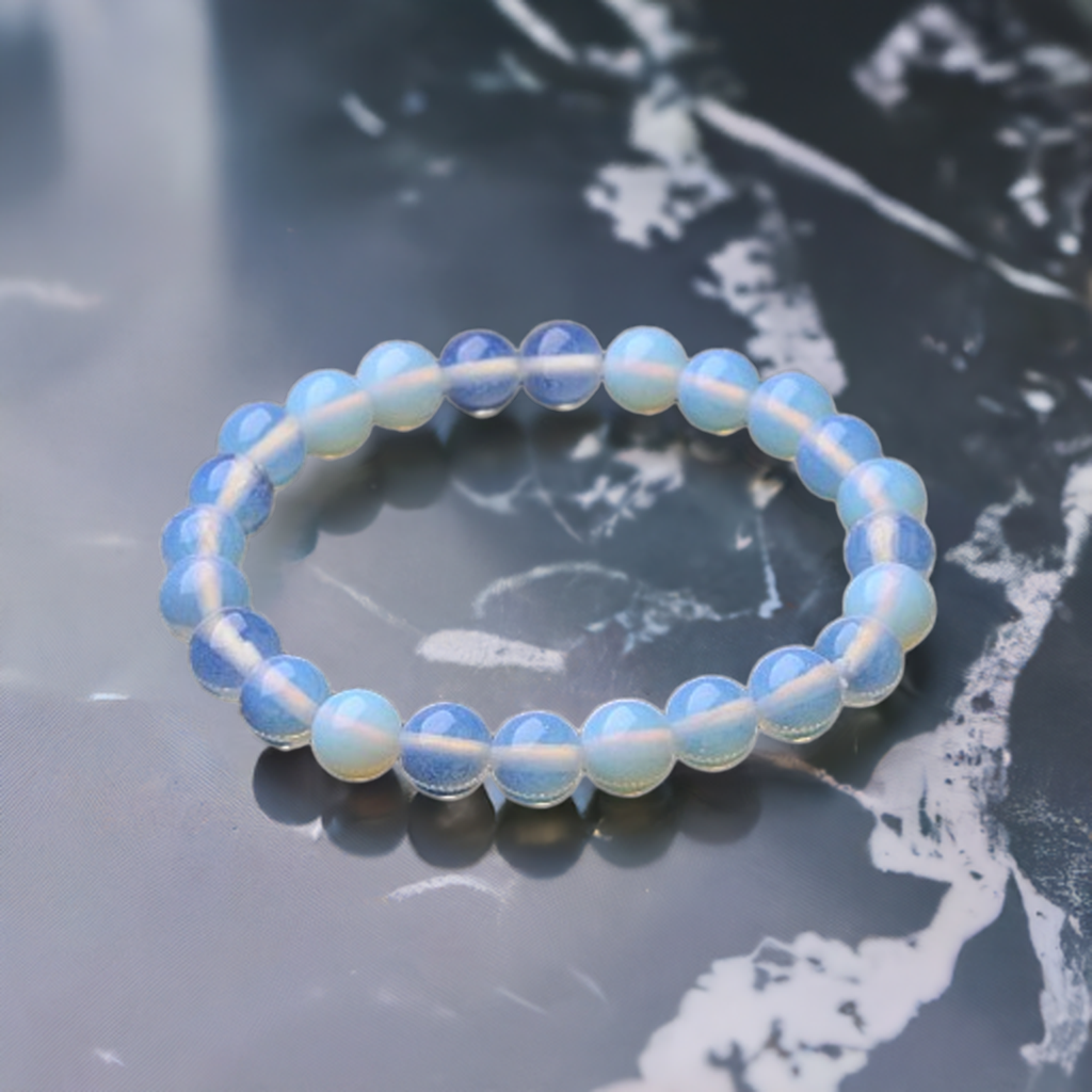 Opalite Bracelet Benefits and Meaning – Real Healing Crystal Jewelry for Transformation and Clarity.