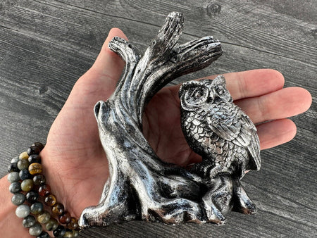 Owl Symbolism - Discover the profound meanings behind our Sphere Stand.