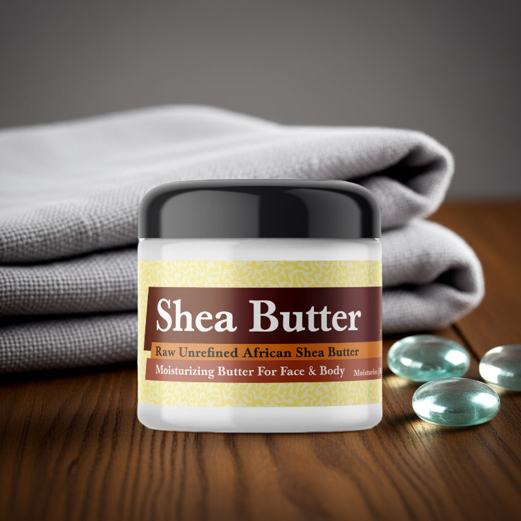 Amber Rain whipped shea butter for skincare and hydration