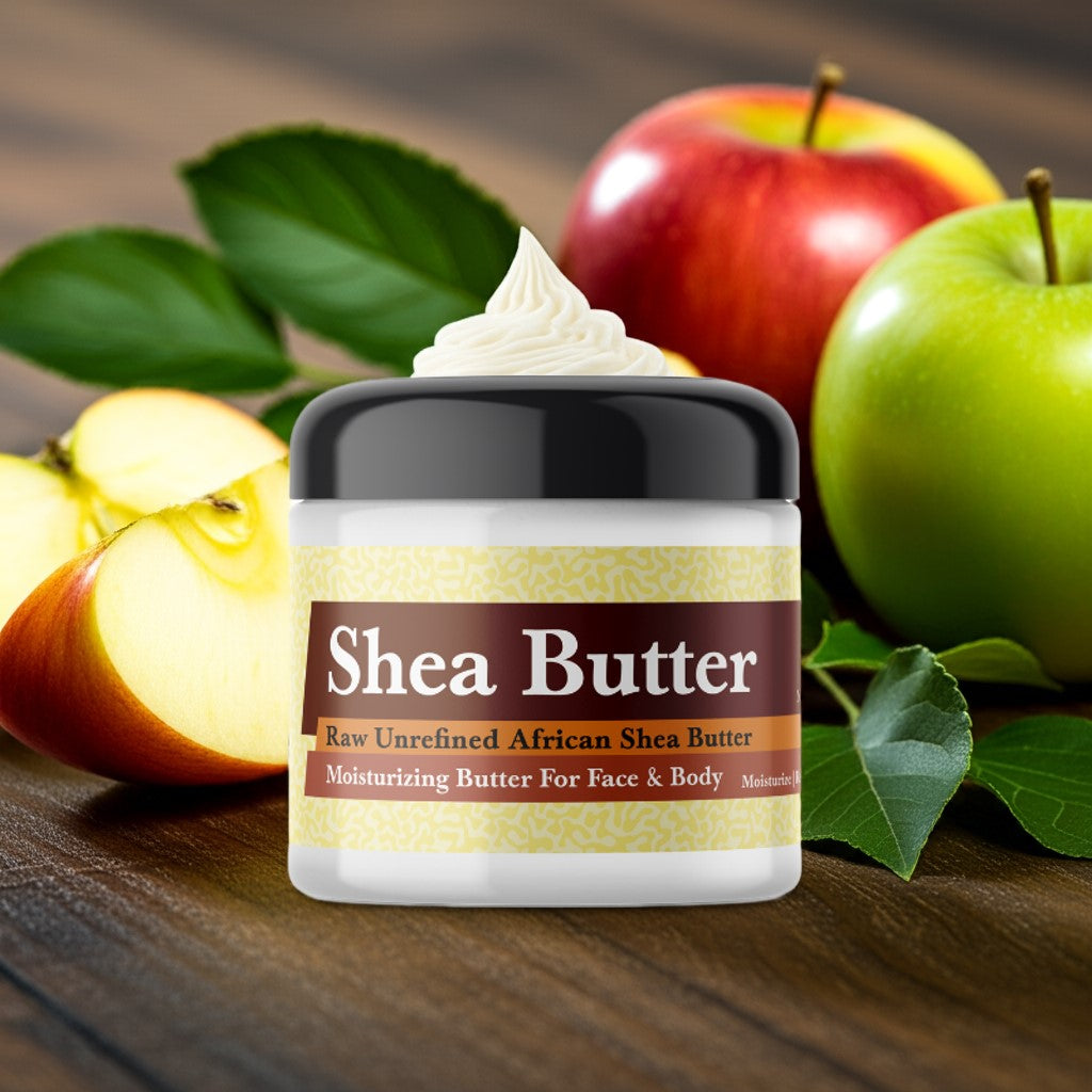 Apple Fantasy whipped shea butter for natural skincare and hydration