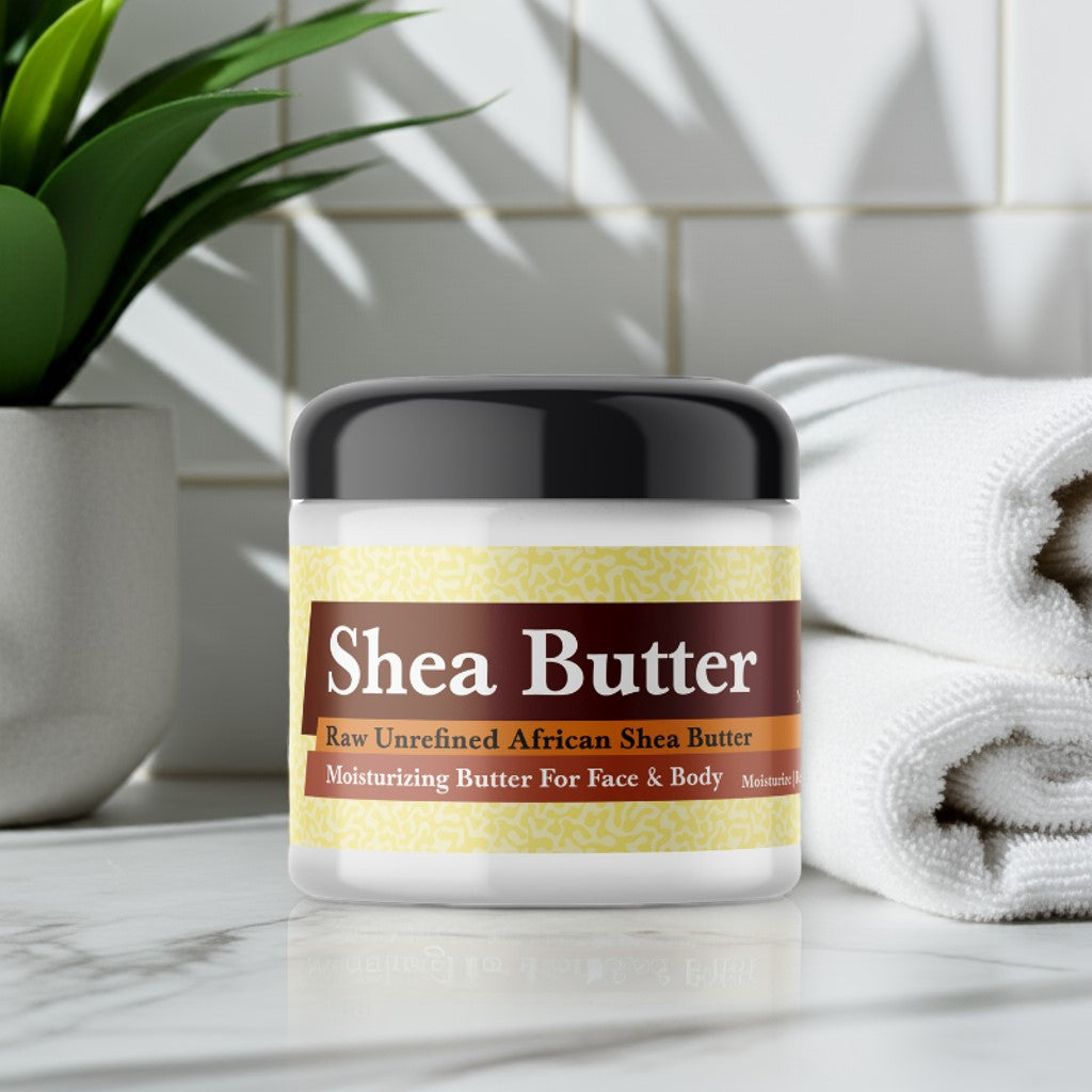 Clean Cotton whipped shea butter for skincare and hydration