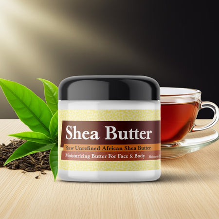 Green Tea whipped shea butter for natural skincare and hydration