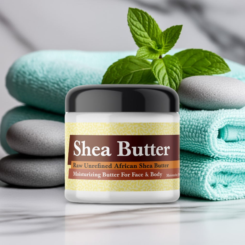 Iceberg Inspired whipped shea butter for skincare and hydration