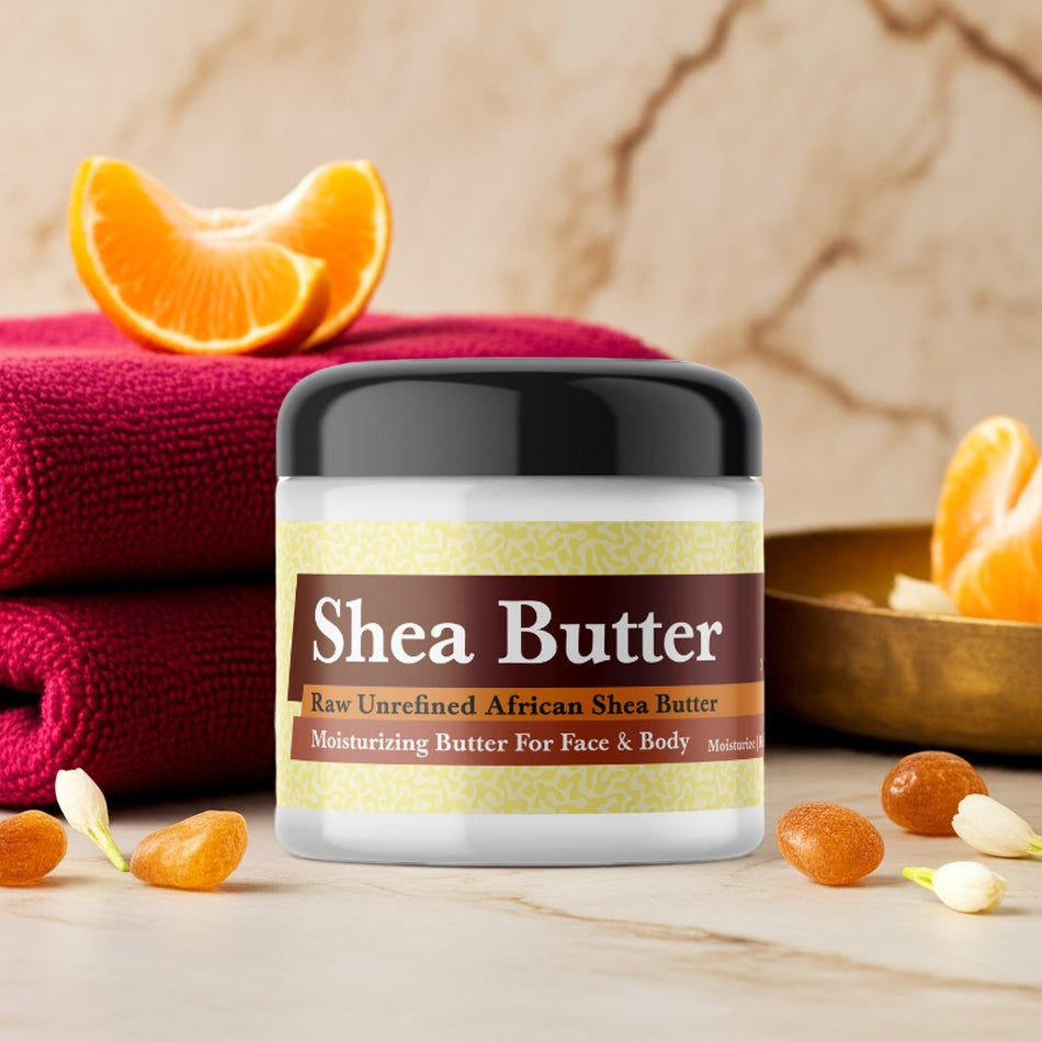 Imported Opium Inspired whipped shea butter for skincare and hydration