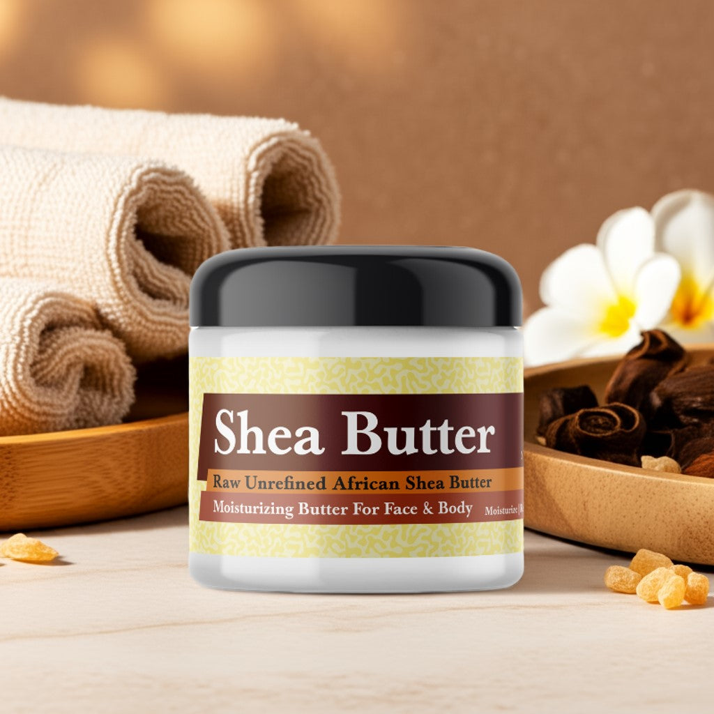 Imported White Oud whipped shea butter for skincare and hydration