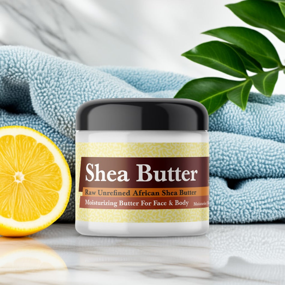 Light Blue Inspired whipped shea butter for skincare and hydration