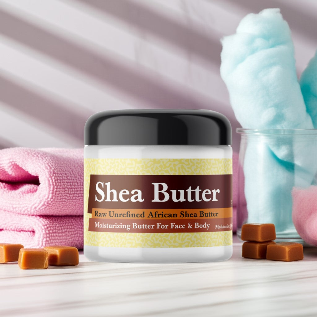 Pink Sugar Inspired whipped shea butter for skincare and hydration