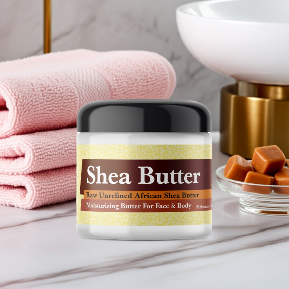 Prada Candy Inspired whipped shea butter for skincare and hydration
