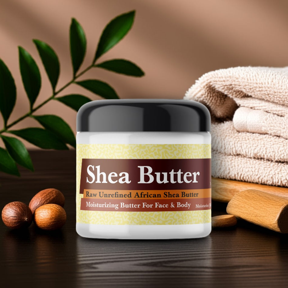 Sandalwood whipped shea butter for skincare and hydration