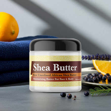 Versace Blue Jeans Inspired whipped shea butter for skincare and hydration