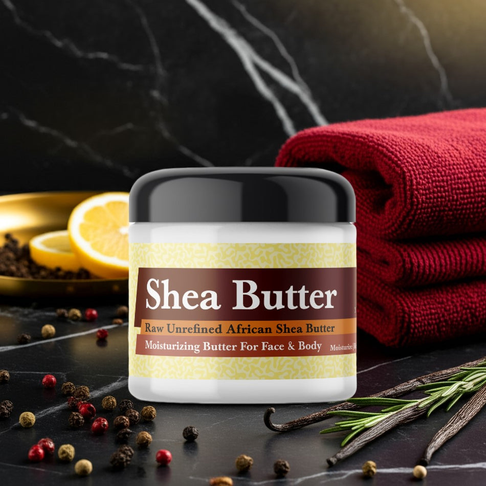 Versace Eros Flame Inspired whipped shea butter for skincare and hydration