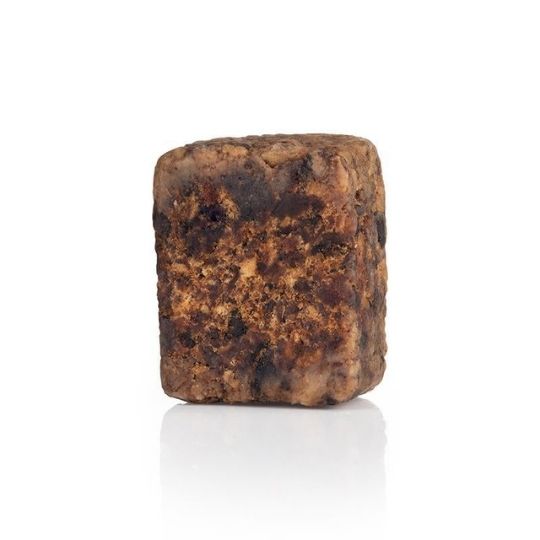 Authentic Raw Nigerian African Black Soap for Face and Body - Natural Skincare Benefits.