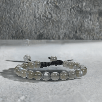 Labradorite Energy Bracelet - Adjustable for Men and Women - Spiritual Protection and Clarity.