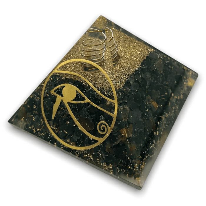 Bloodstone Orgone Pyramid for vitality and energy balance.